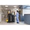 Rubbermaid Commercial Exec Hi Security Janitorial Cleaning Cart, 23.1w x 39.6d x 27.5h, Blk 1861427 - alternate 2